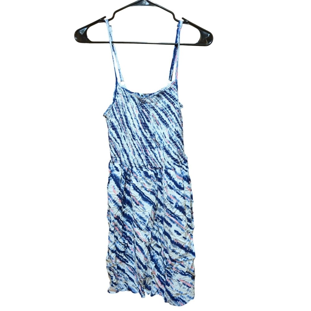 New Look Smocked Women's Strap Top With A Tie Die Affect Plus Size 2X